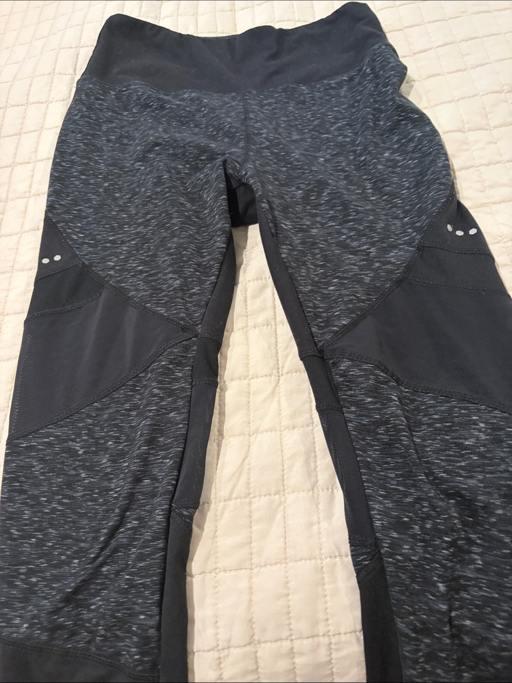 Marika Black Space-Dye Performance Leggings